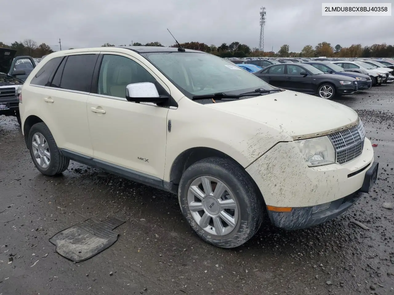 2LMDU88CX8BJ40358 2008 Lincoln Mkx