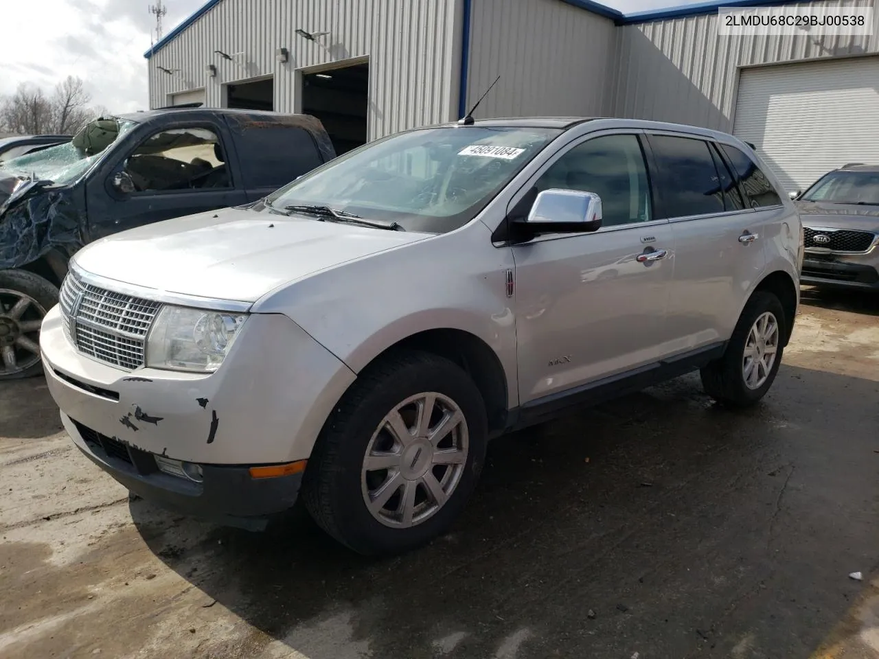 2009 Lincoln Mkx VIN: 2LMDU68C29BJ00538 Lot: 45091084