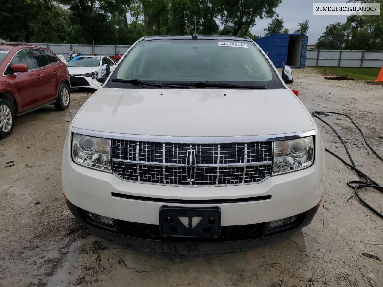 2009 Lincoln Mkx VIN: 2LMDU88C39BJ03007 Lot: 48674214