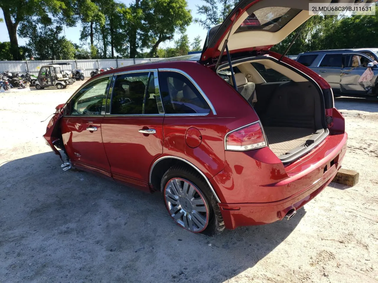 2009 Lincoln Mkx VIN: 2LMDU68C39BJ11631 Lot: 49604754