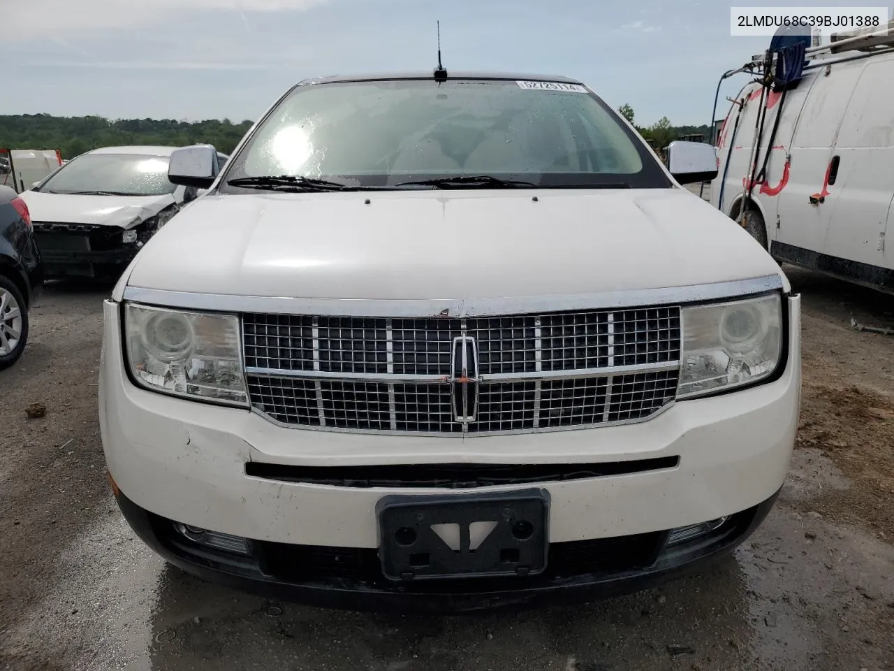 2009 Lincoln Mkx VIN: 2LMDU68C39BJ01388 Lot: 52725114