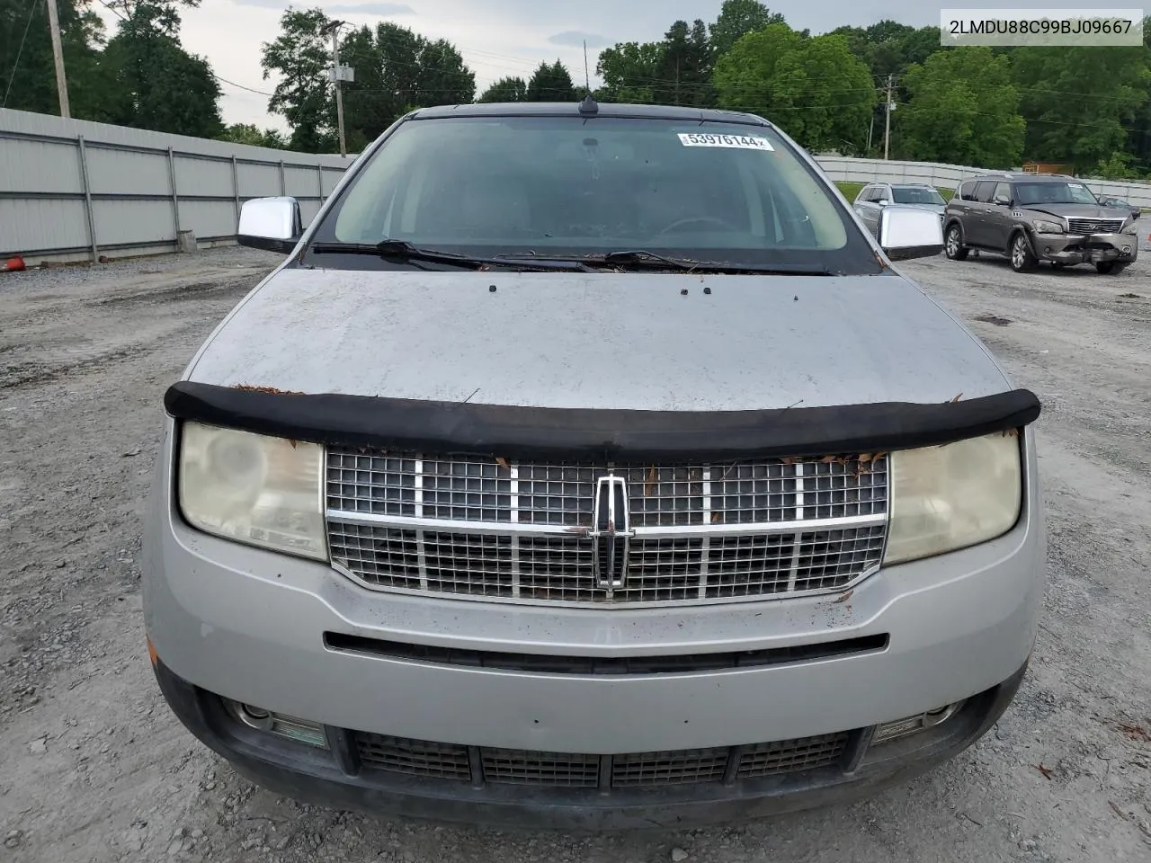 2009 Lincoln Mkx VIN: 2LMDU88C99BJ09667 Lot: 53976144