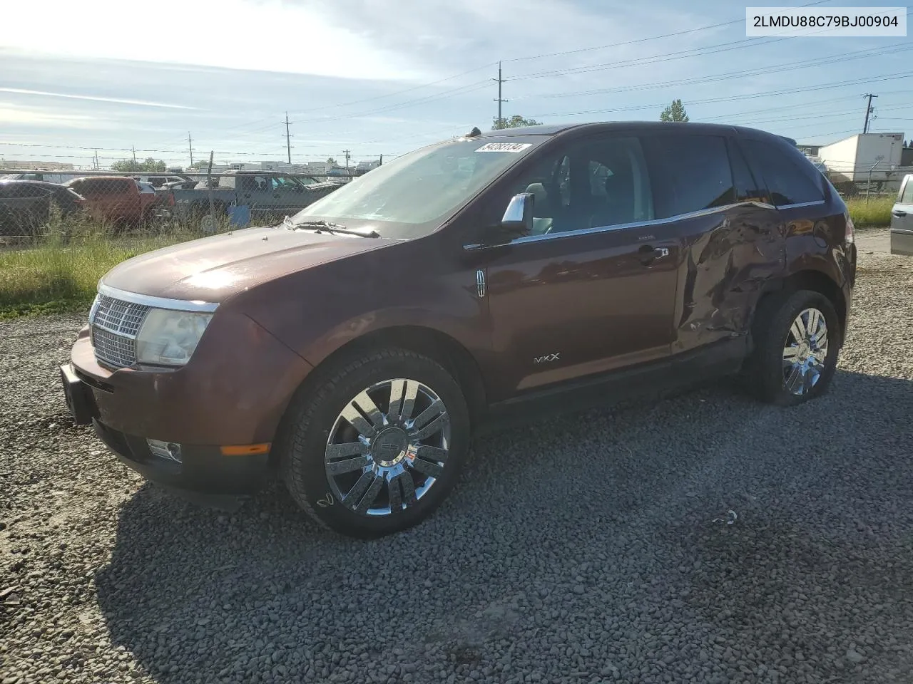 2009 Lincoln Mkx VIN: 2LMDU88C79BJ00904 Lot: 54283134