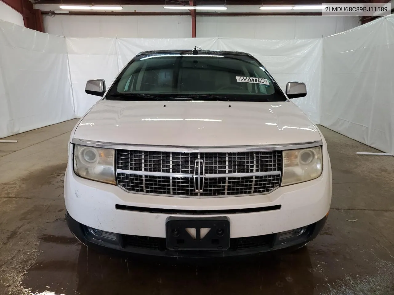 2009 Lincoln Mkx VIN: 2LMDU68C89BJ11589 Lot: 55017794