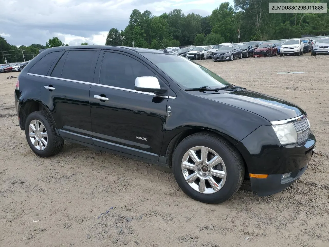 2009 Lincoln Mkx VIN: 2LMDU88C29BJ11888 Lot: 59539064