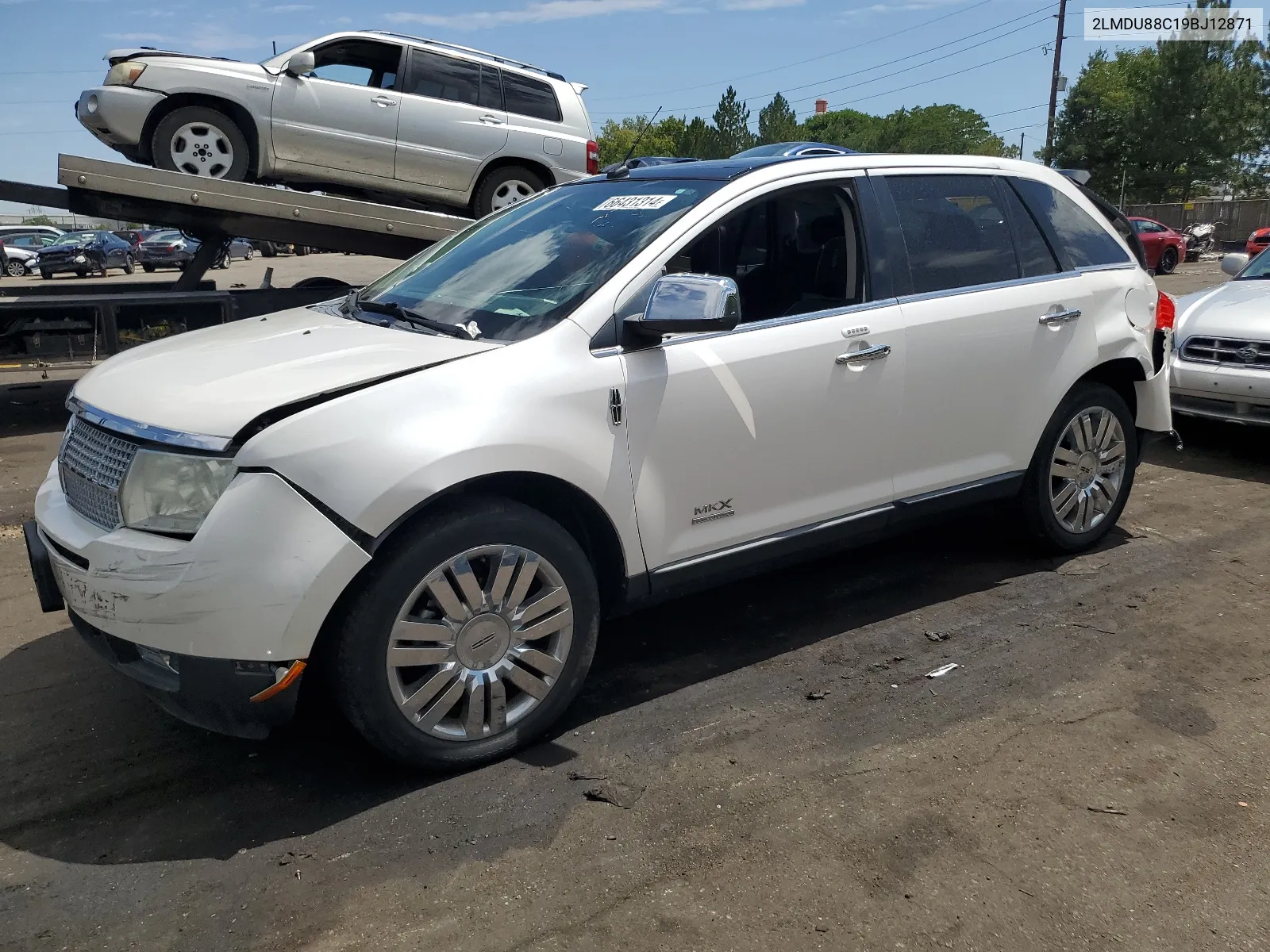 2009 Lincoln Mkx VIN: 2LMDU88C19BJ12871 Lot: 66431314