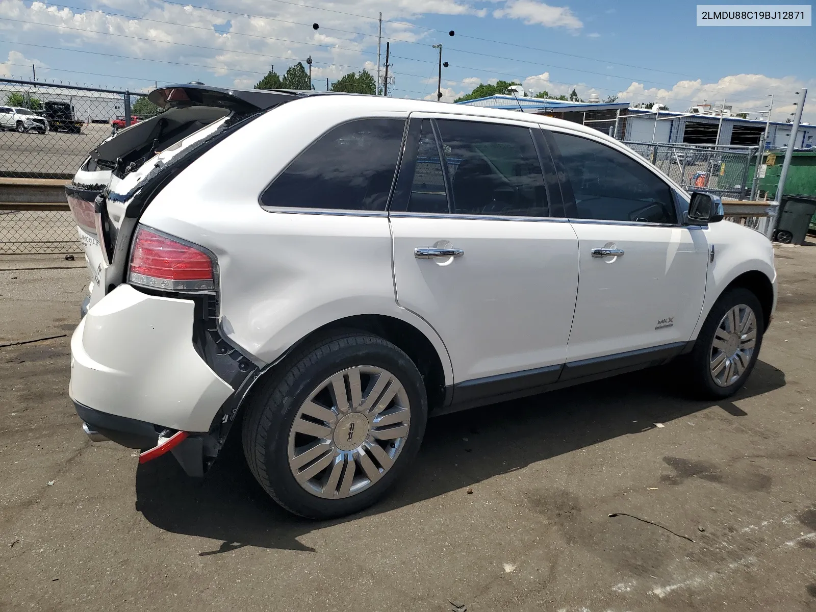 2009 Lincoln Mkx VIN: 2LMDU88C19BJ12871 Lot: 66431314