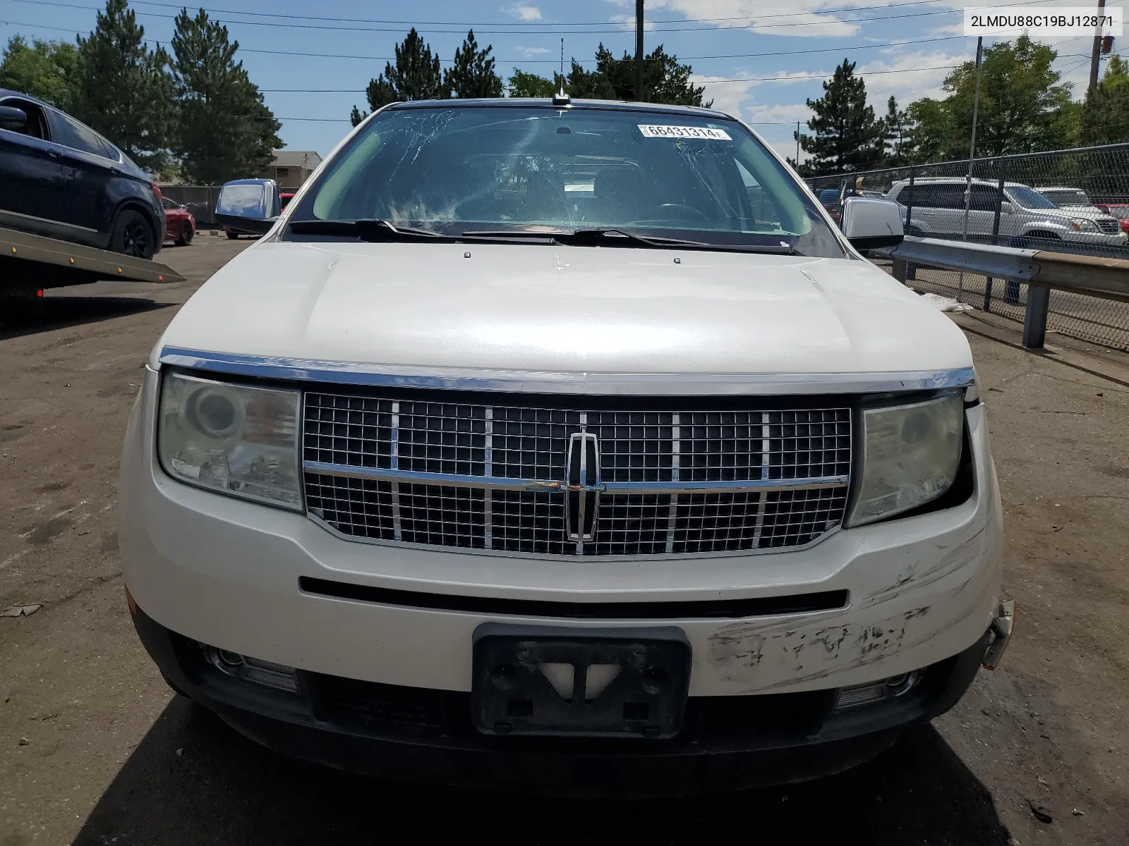 2009 Lincoln Mkx VIN: 2LMDU88C19BJ12871 Lot: 66431314