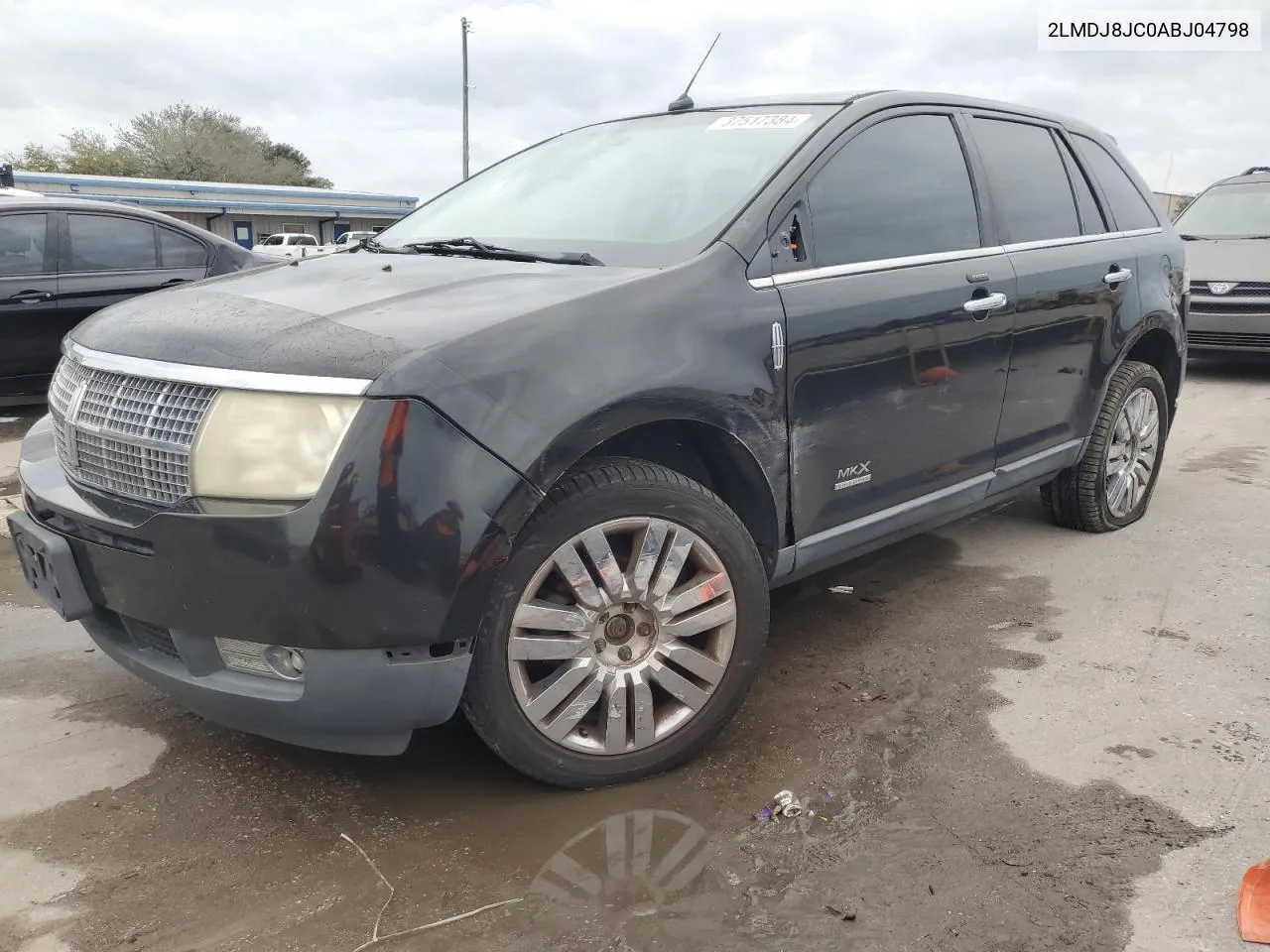 2010 Lincoln Mkx VIN: 2LMDJ8JC0ABJ04798 Lot: 37517384