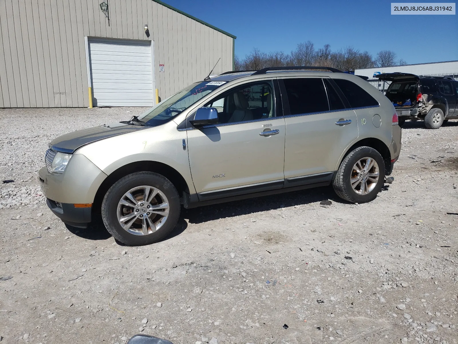 2010 Lincoln Mkx VIN: 2LMDJ8JC6ABJ31942 Lot: 46376584