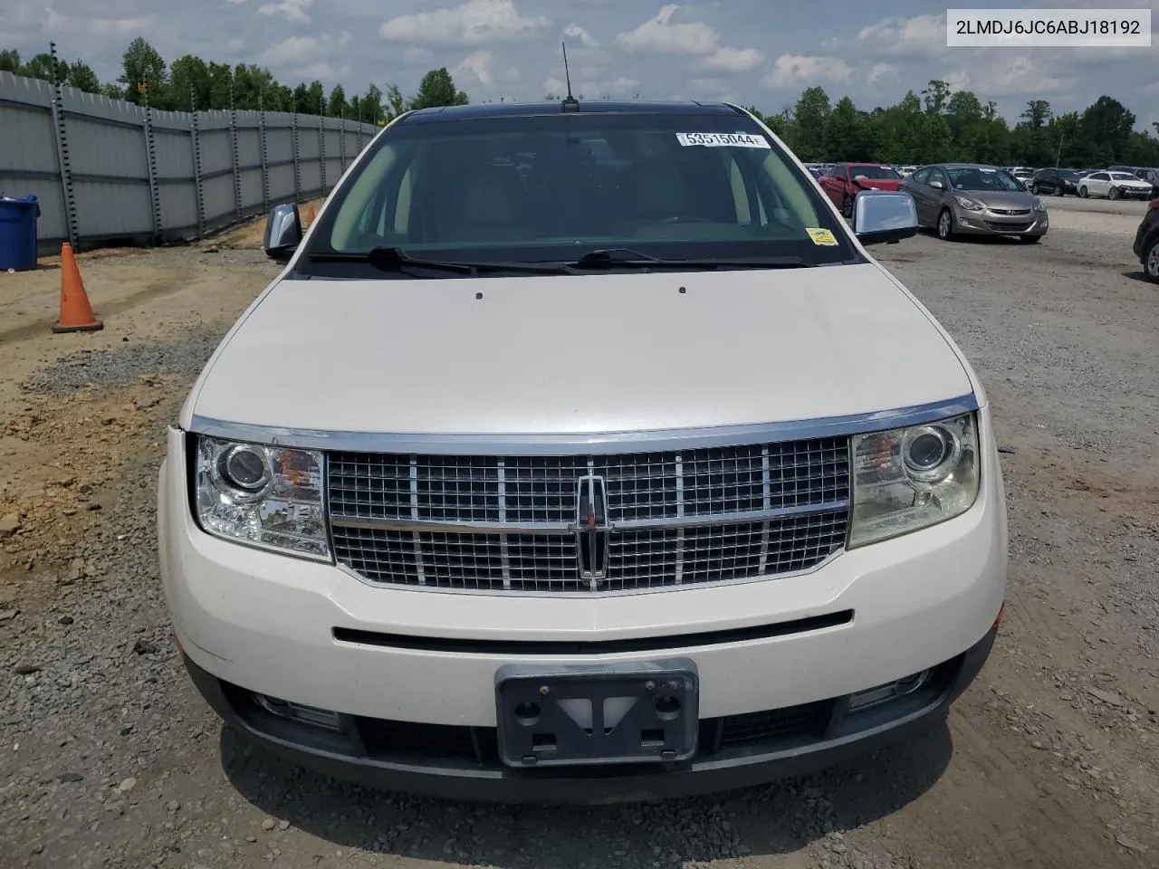 2010 Lincoln Mkx VIN: 2LMDJ6JC6ABJ18192 Lot: 53515044