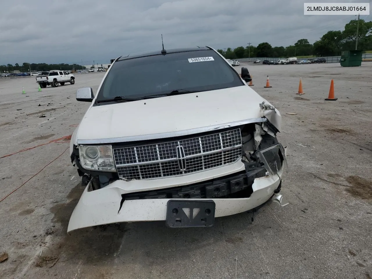 2010 Lincoln Mkx VIN: 2LMDJ8JC8ABJ01664 Lot: 53651654