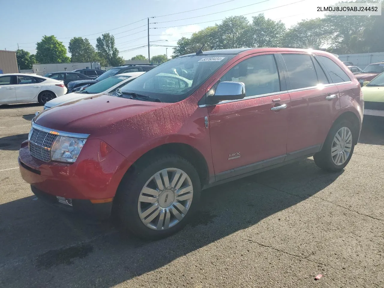 2010 Lincoln Mkx VIN: 2LMDJ8JC9ABJ24452 Lot: 53793434