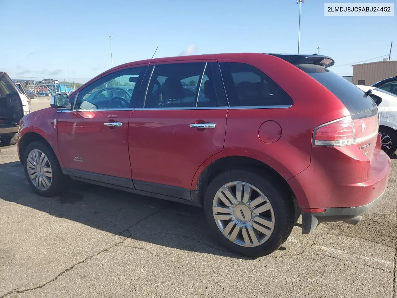 2010 Lincoln Mkx VIN: 2LMDJ8JC9ABJ24452 Lot: 53793434