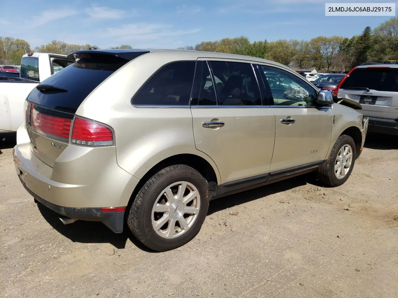 2010 Lincoln Mkx VIN: 2LMDJ6JC6ABJ29175 Lot: 53853924