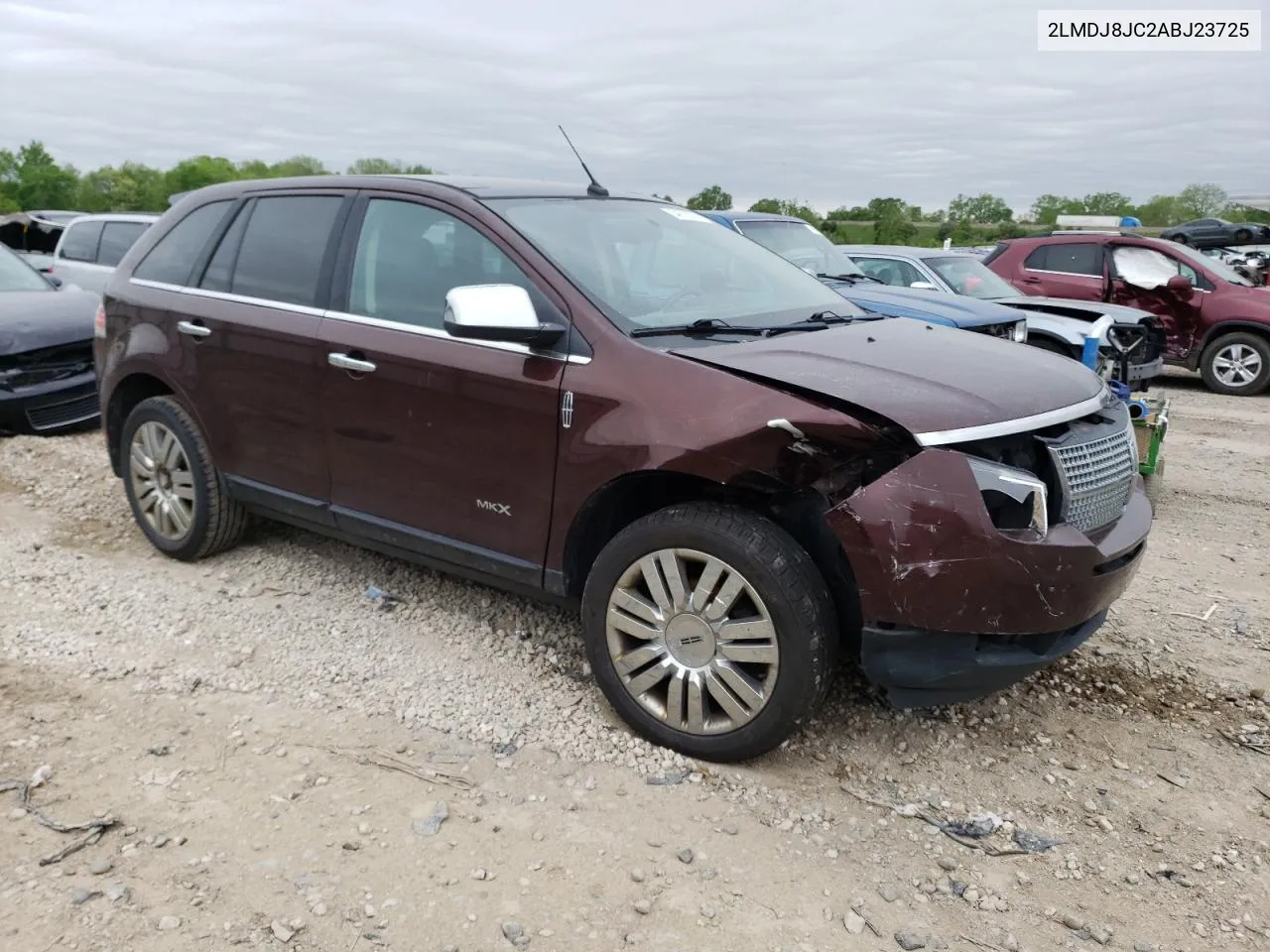 2010 Lincoln Mkx VIN: 2LMDJ8JC2ABJ23725 Lot: 54672074