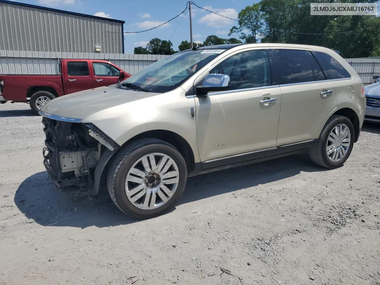 2010 Lincoln Mkx VIN: 2LMDJ6JCXABJ16767 Lot: 55666964