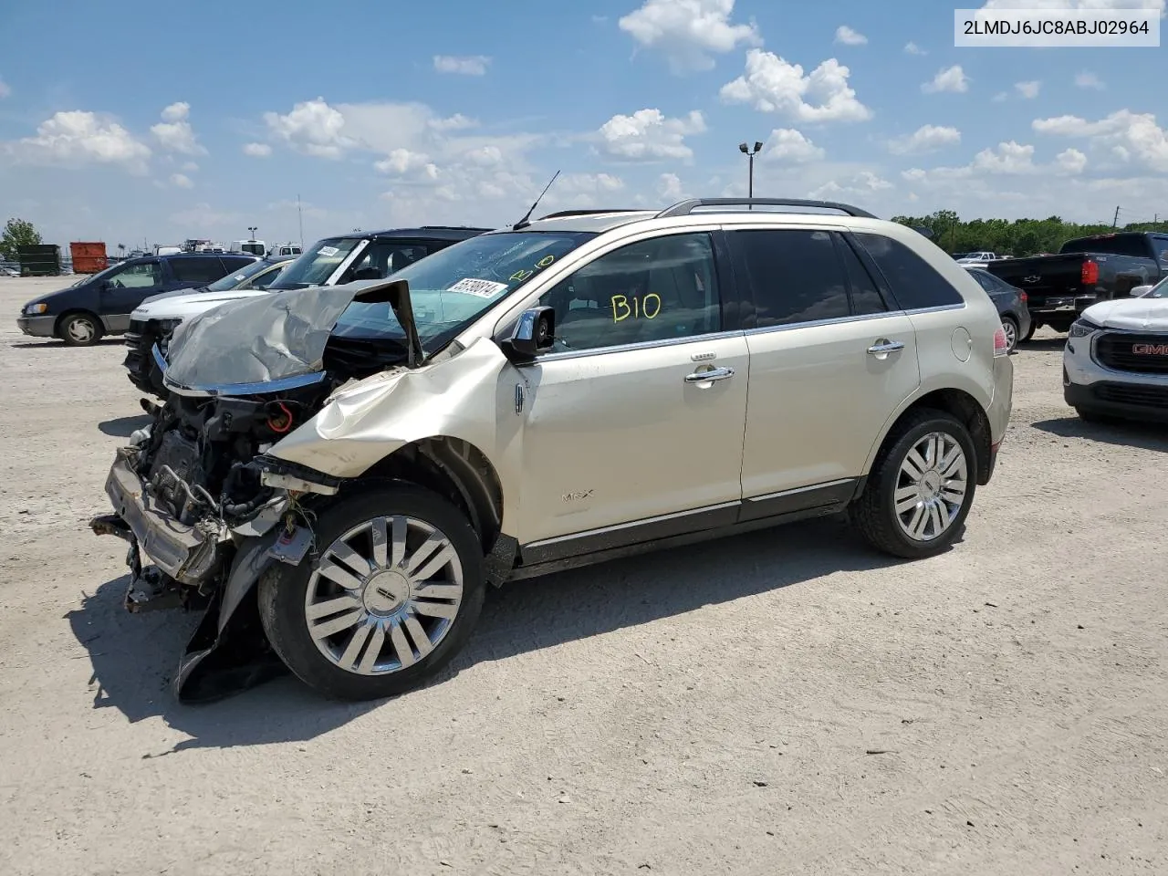 2010 Lincoln Mkx VIN: 2LMDJ6JC8ABJ02964 Lot: 55798814