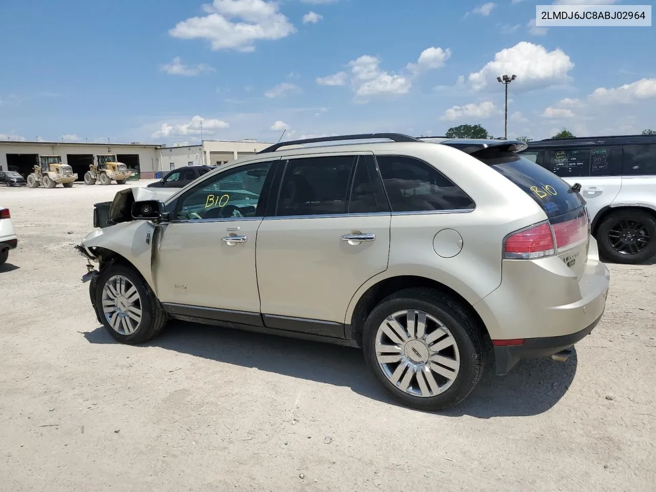 2010 Lincoln Mkx VIN: 2LMDJ6JC8ABJ02964 Lot: 55798814