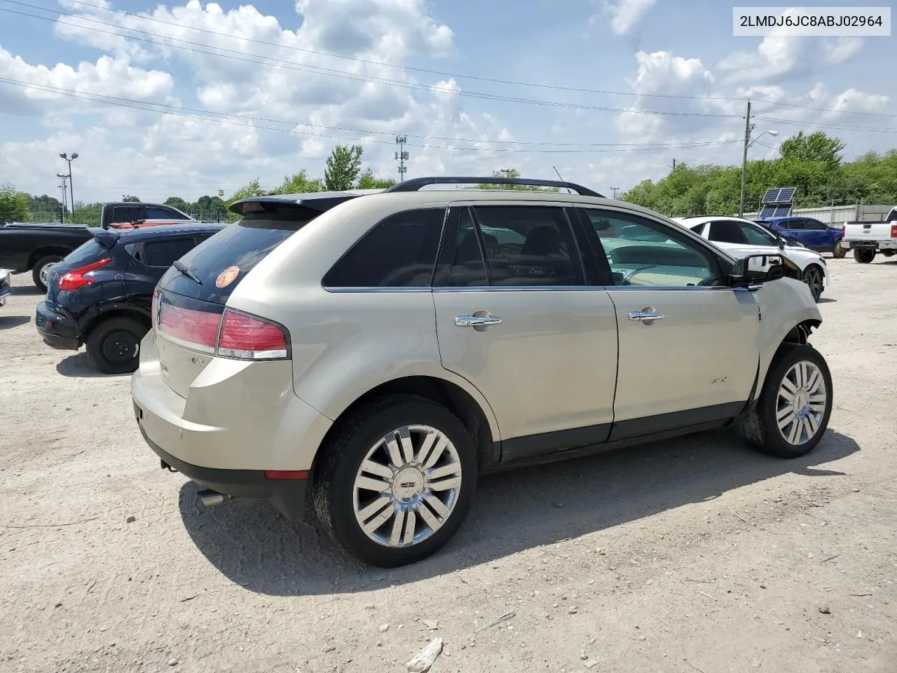 2010 Lincoln Mkx VIN: 2LMDJ6JC8ABJ02964 Lot: 55798814