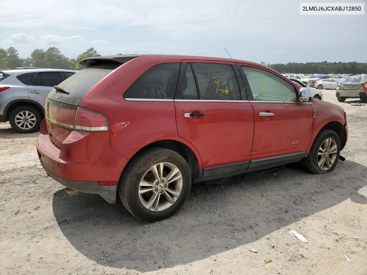 2010 Lincoln Mkx VIN: 2LMDJ6JCXABJ12850 Lot: 56207124