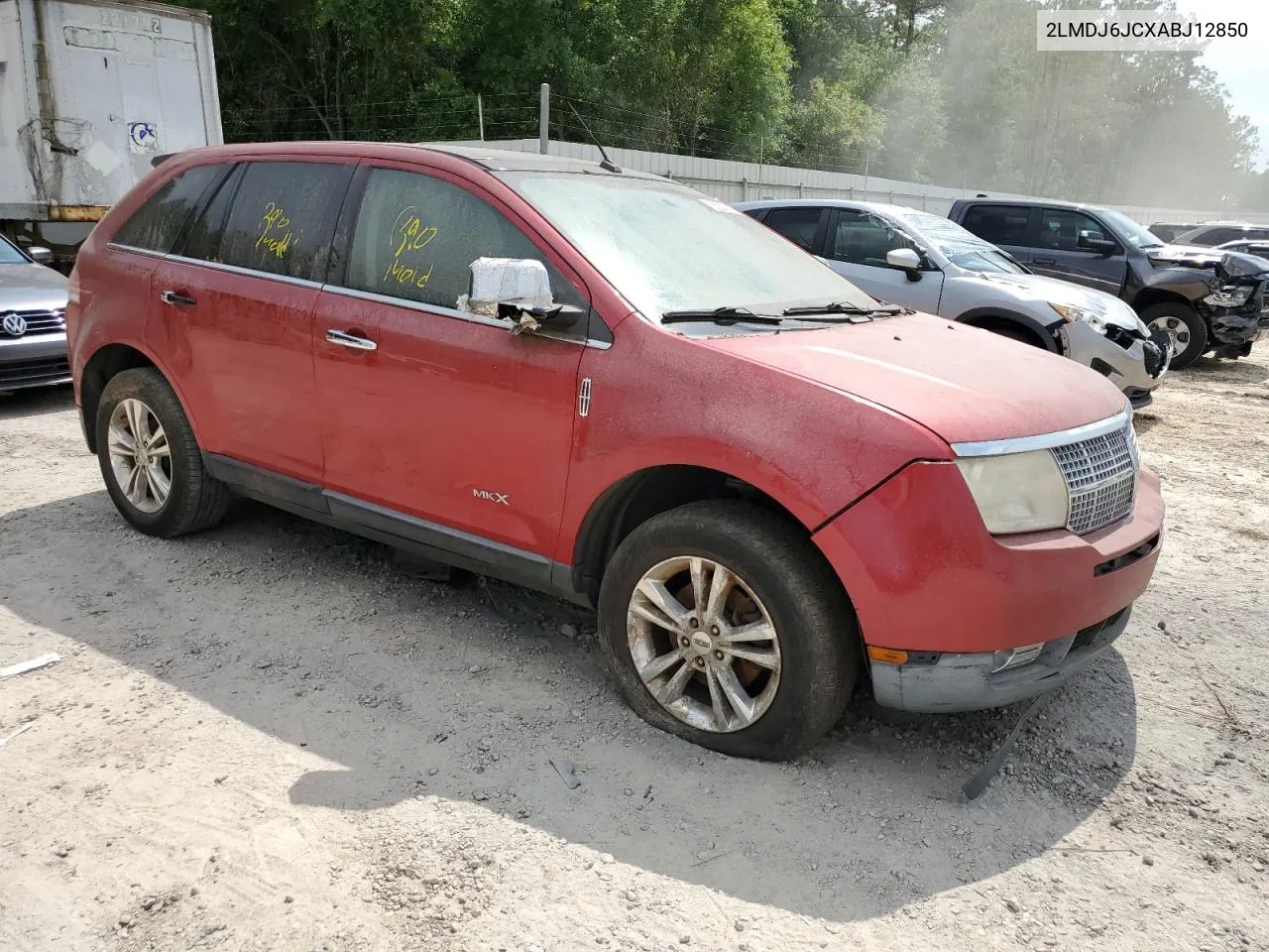 2010 Lincoln Mkx VIN: 2LMDJ6JCXABJ12850 Lot: 56207124