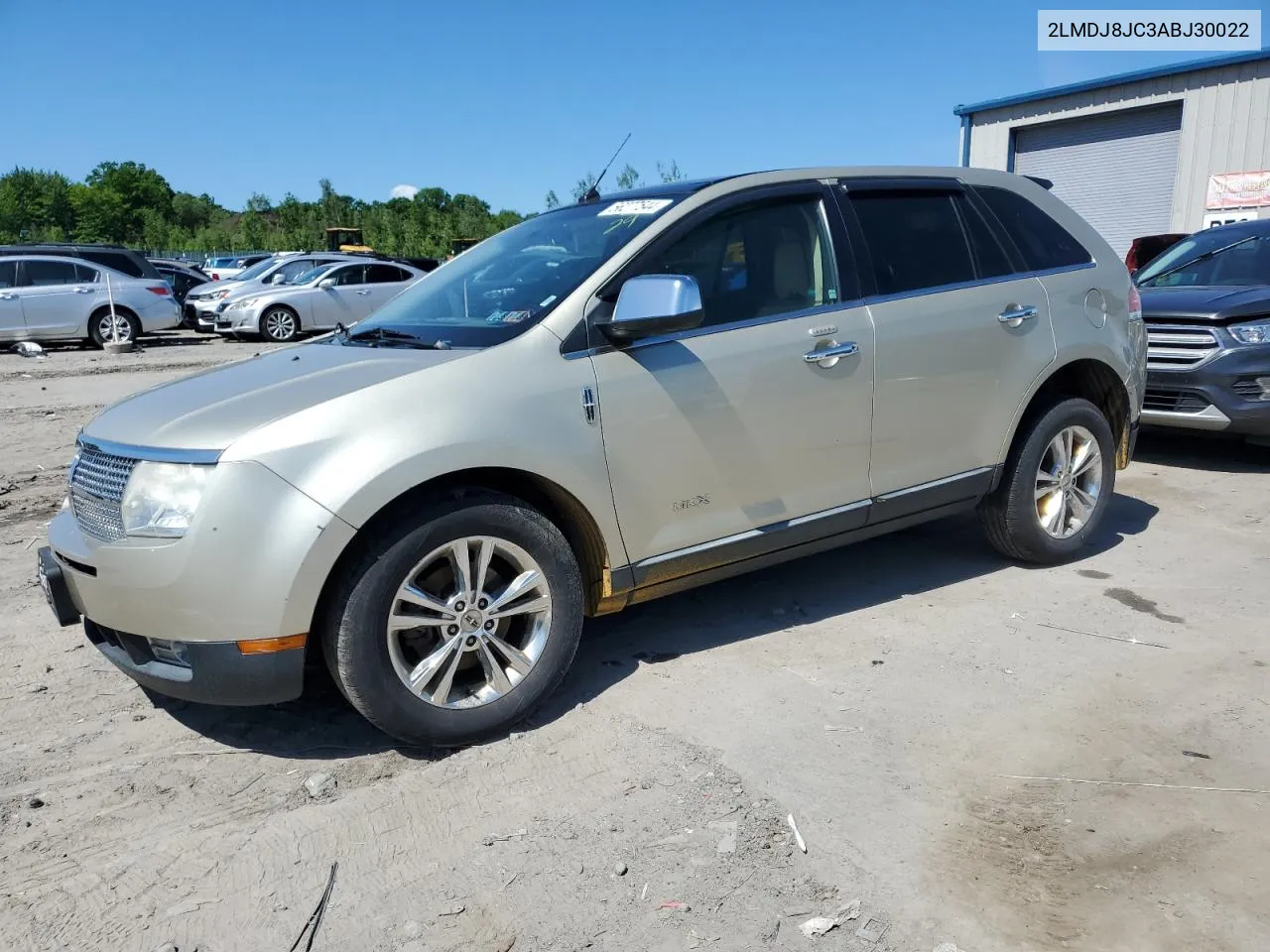 2010 Lincoln Mkx VIN: 2LMDJ8JC3ABJ30022 Lot: 56277544