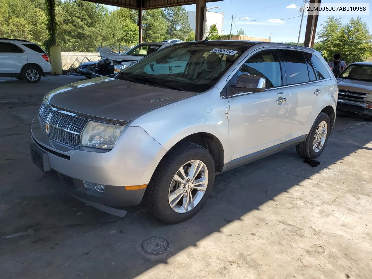 2010 Lincoln Mkx VIN: 2LMDJ6JC7ABJ10988 Lot: 56806114