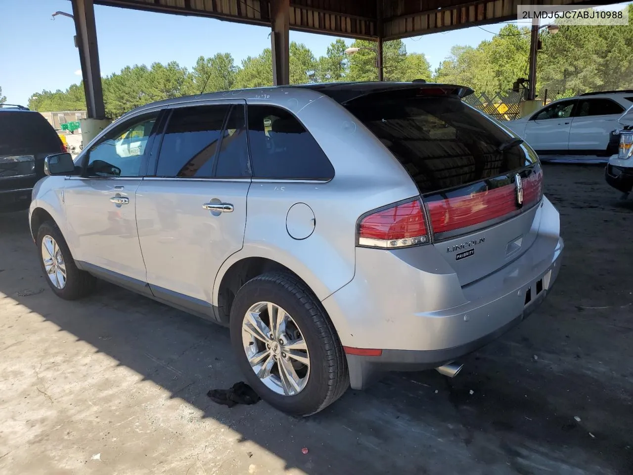 2010 Lincoln Mkx VIN: 2LMDJ6JC7ABJ10988 Lot: 56806114