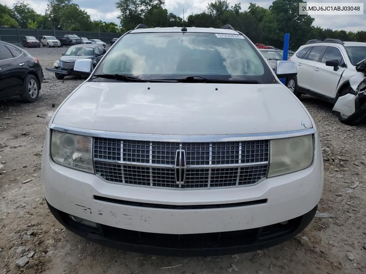 2010 Lincoln Mkx VIN: 2LMDJ6JC1ABJ03048 Lot: 57260834