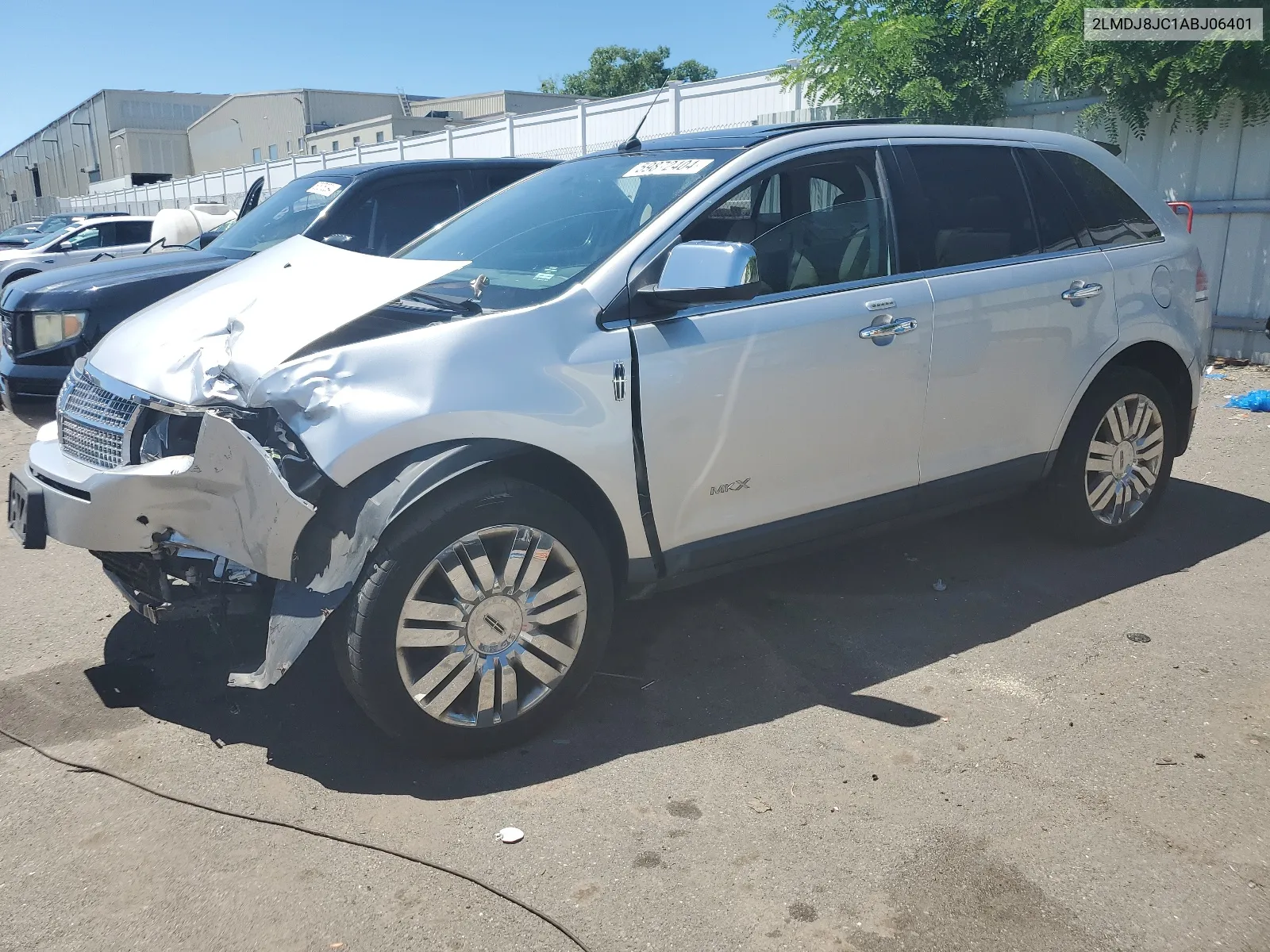 2010 Lincoln Mkx VIN: 2LMDJ8JC1ABJ06401 Lot: 59872404