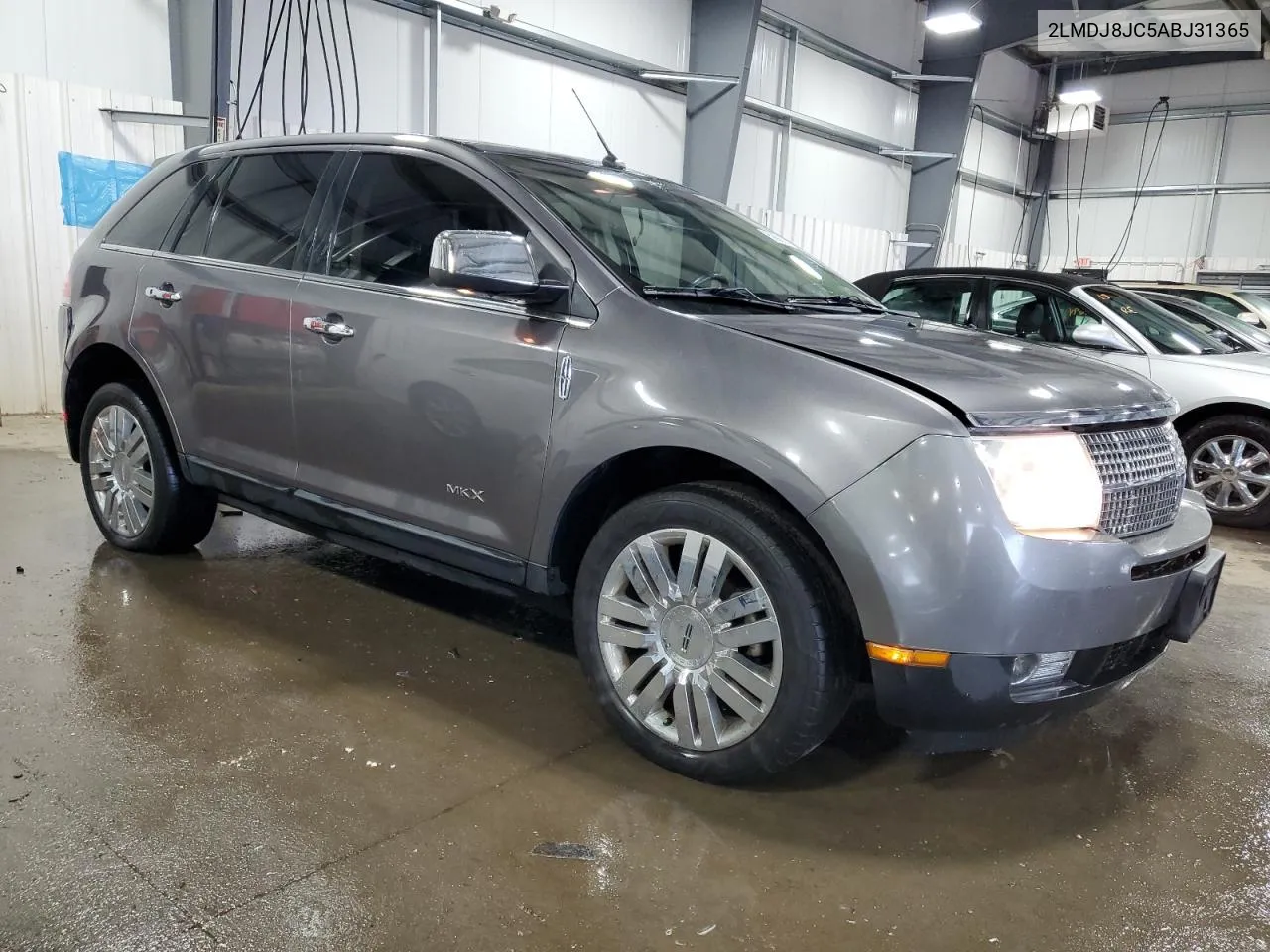 2010 Lincoln Mkx VIN: 2LMDJ8JC5ABJ31365 Lot: 59989734