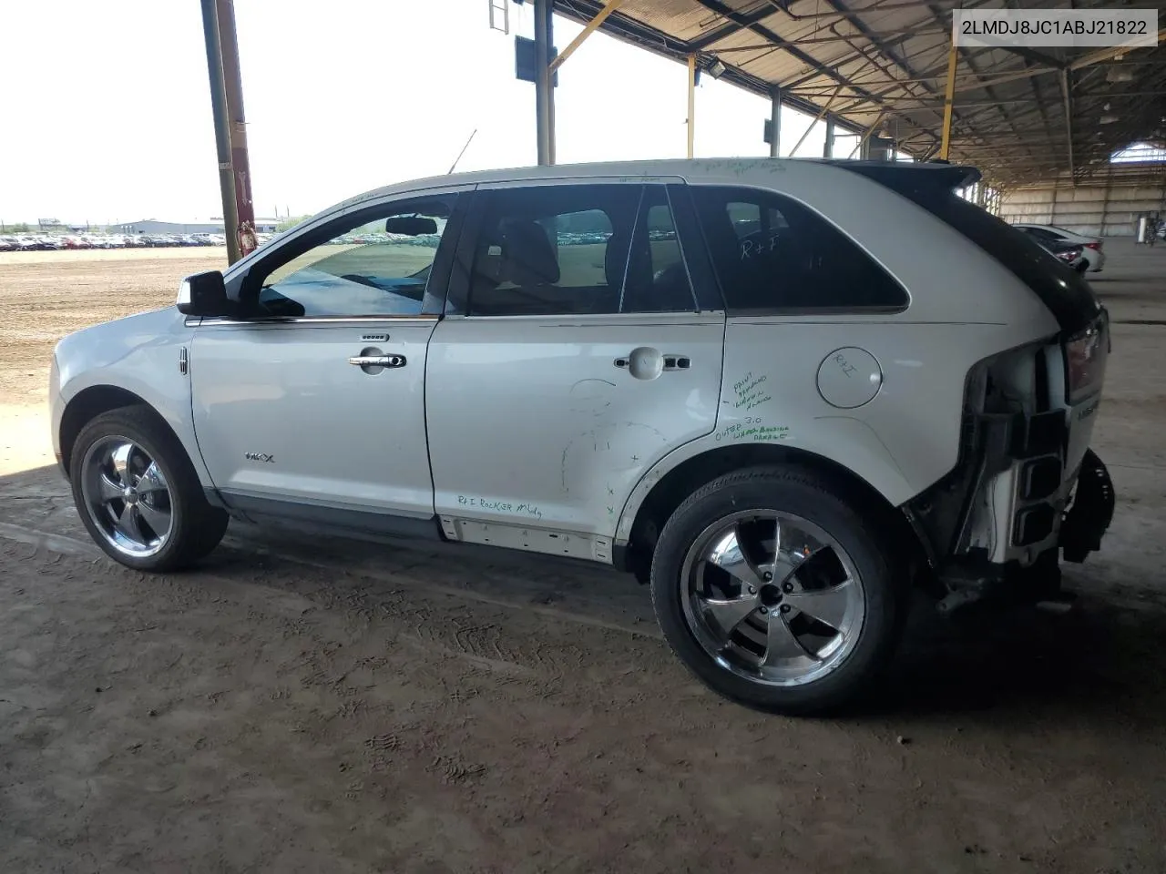 2010 Lincoln Mkx VIN: 2LMDJ8JC1ABJ21822 Lot: 60736674