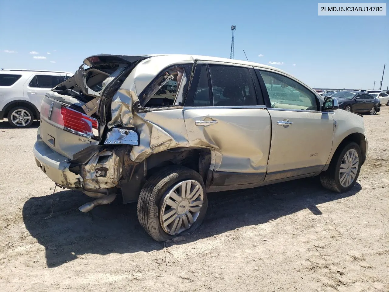 2010 Lincoln Mkx VIN: 2LMDJ6JC3ABJ14780 Lot: 61158674