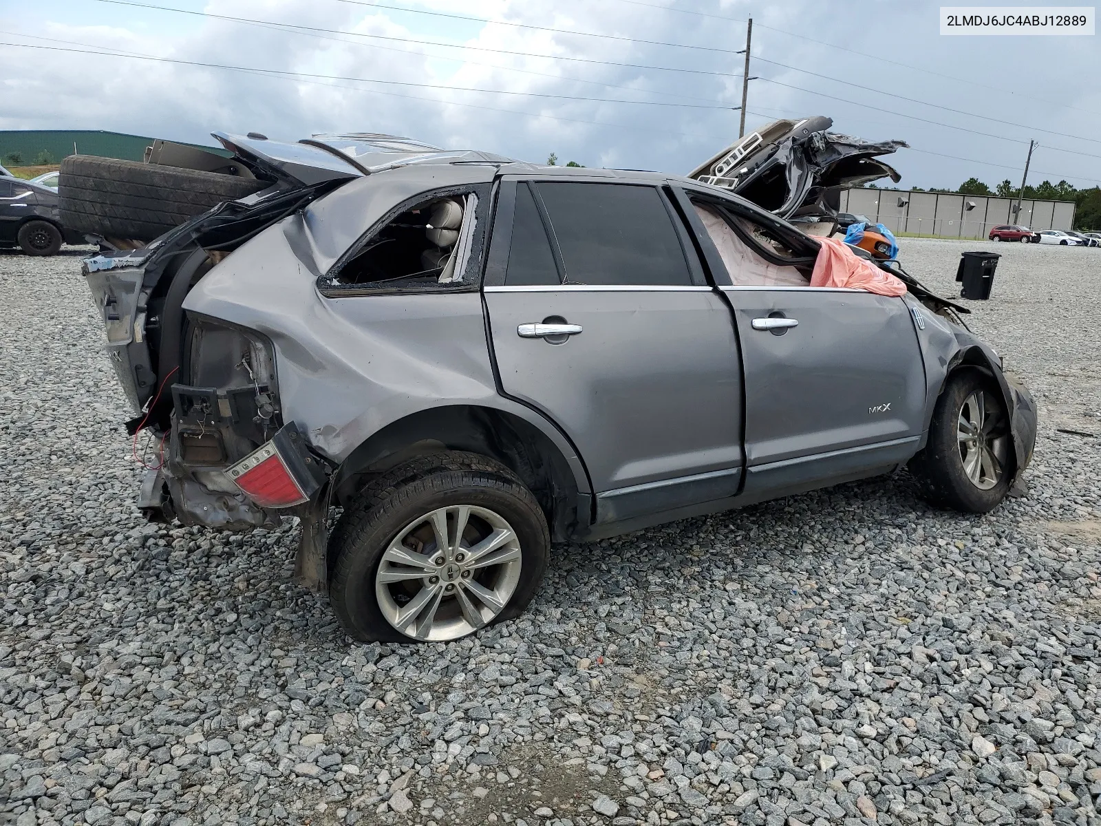 2010 Lincoln Mkx VIN: 2LMDJ6JC4ABJ12889 Lot: 61650854