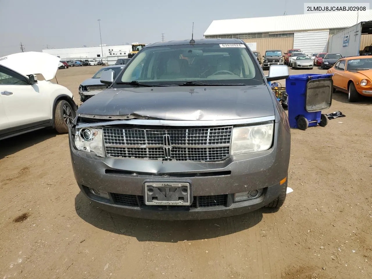 2010 Lincoln Mkx VIN: 2LMDJ8JC4ABJ02908 Lot: 63932024