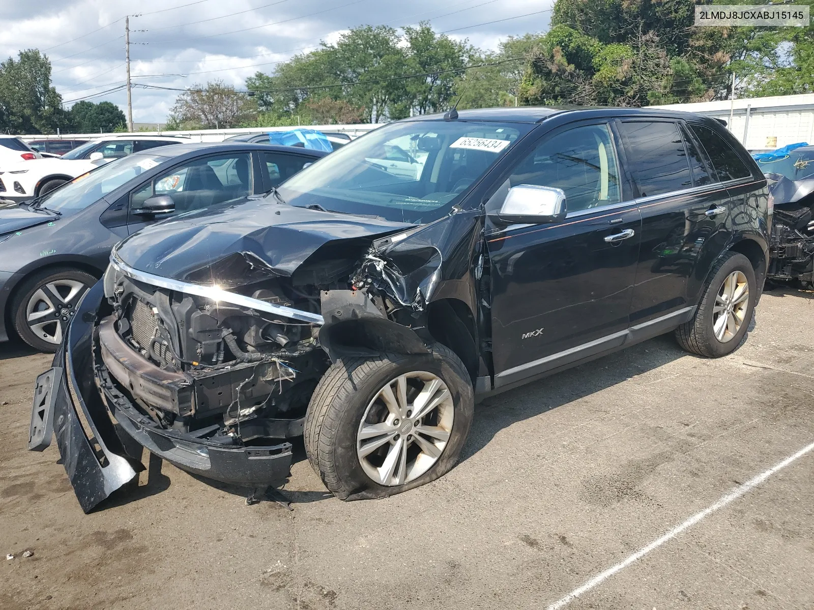 2010 Lincoln Mkx VIN: 2LMDJ8JCXABJ15145 Lot: 65256434