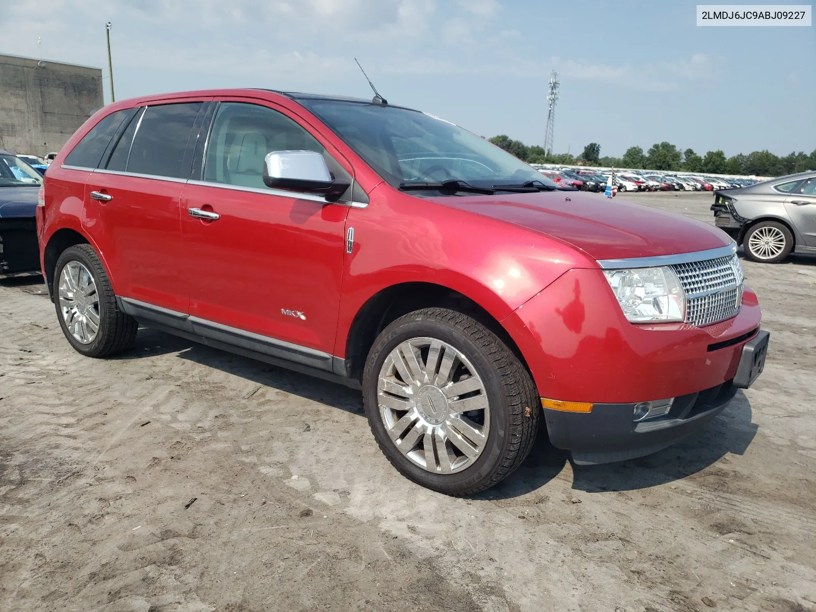 2010 Lincoln Mkx VIN: 2LMDJ6JC9ABJ09227 Lot: 65997414