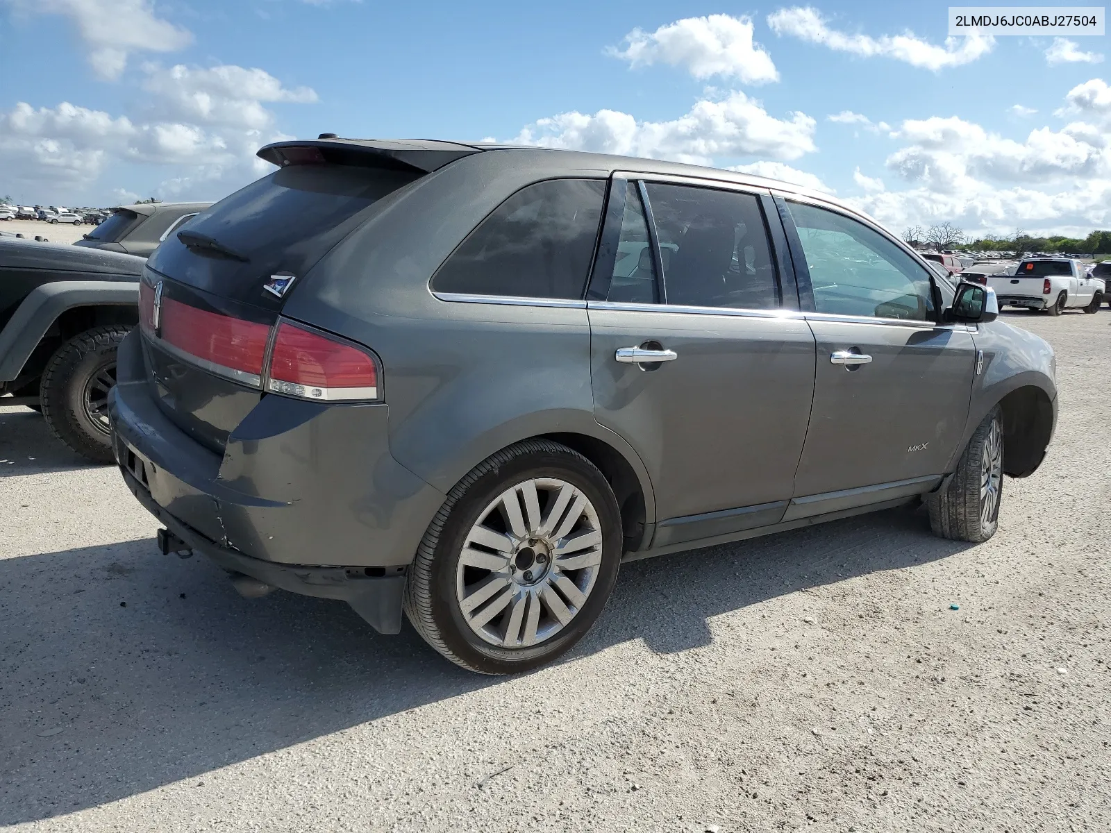 2010 Lincoln Mkx VIN: 2LMDJ6JC0ABJ27504 Lot: 66183274