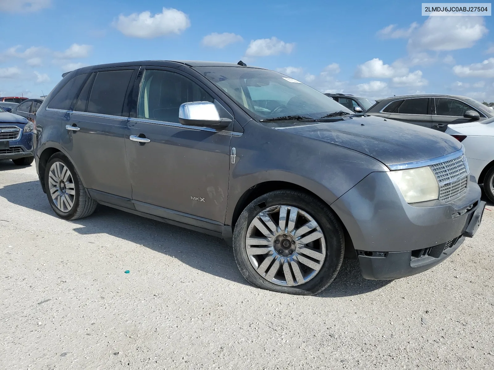 2010 Lincoln Mkx VIN: 2LMDJ6JC0ABJ27504 Lot: 66183274