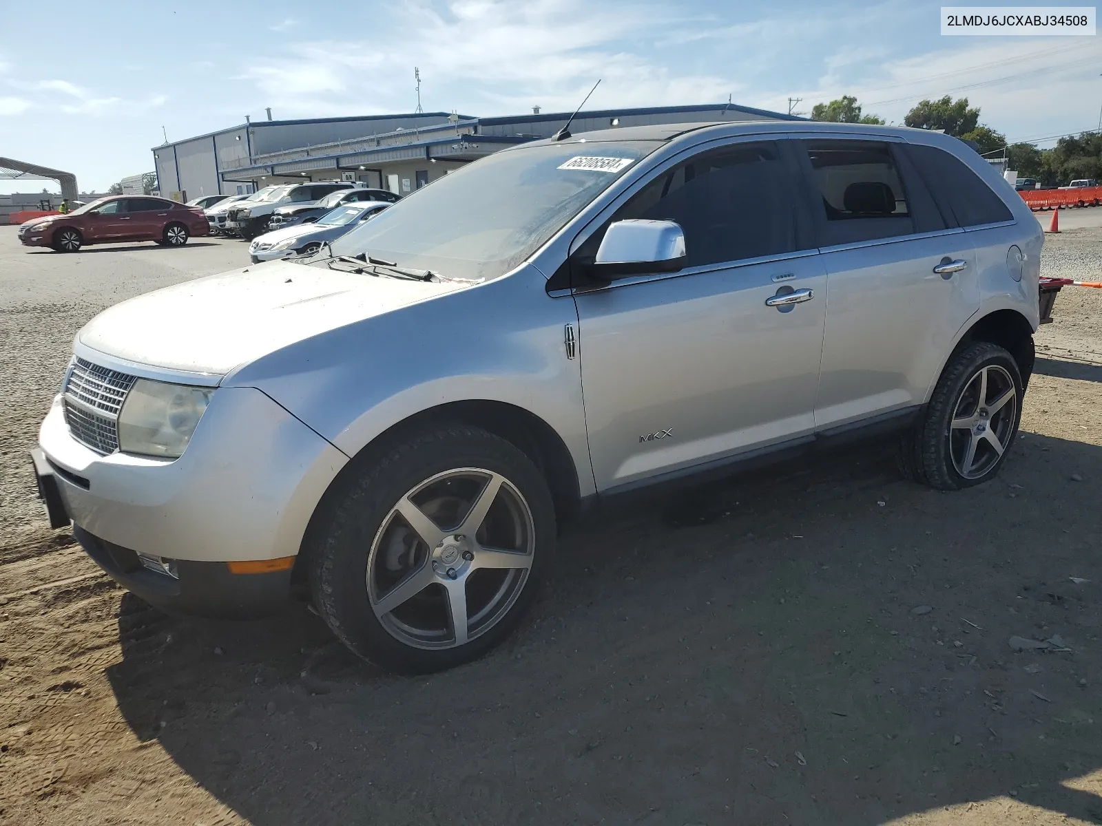 2010 Lincoln Mkx VIN: 2LMDJ6JCXABJ34508 Lot: 66208584