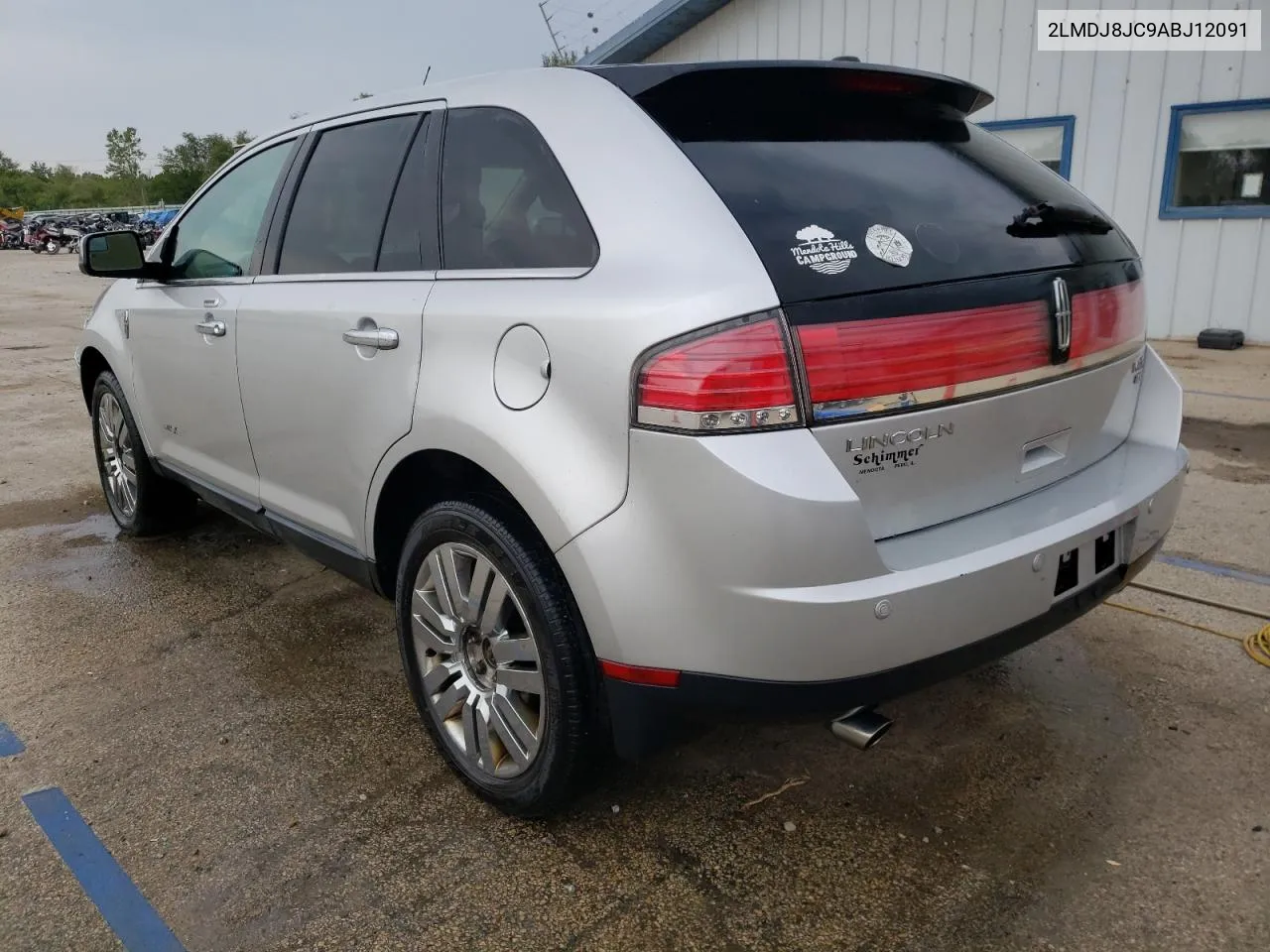 2010 Lincoln Mkx VIN: 2LMDJ8JC9ABJ12091 Lot: 67125234