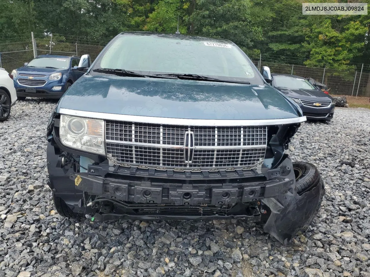 2010 Lincoln Mkx VIN: 2LMDJ8JC0ABJ09824 Lot: 67270834