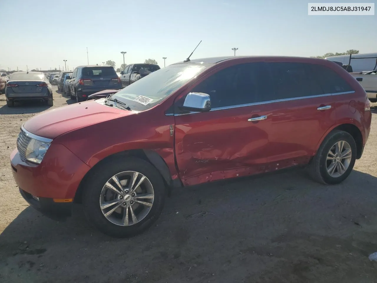 2010 Lincoln Mkx VIN: 2LMDJ8JC5ABJ31947 Lot: 67486084