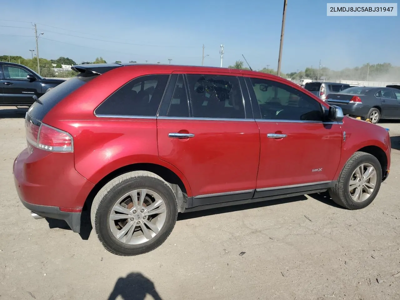 2010 Lincoln Mkx VIN: 2LMDJ8JC5ABJ31947 Lot: 67486084