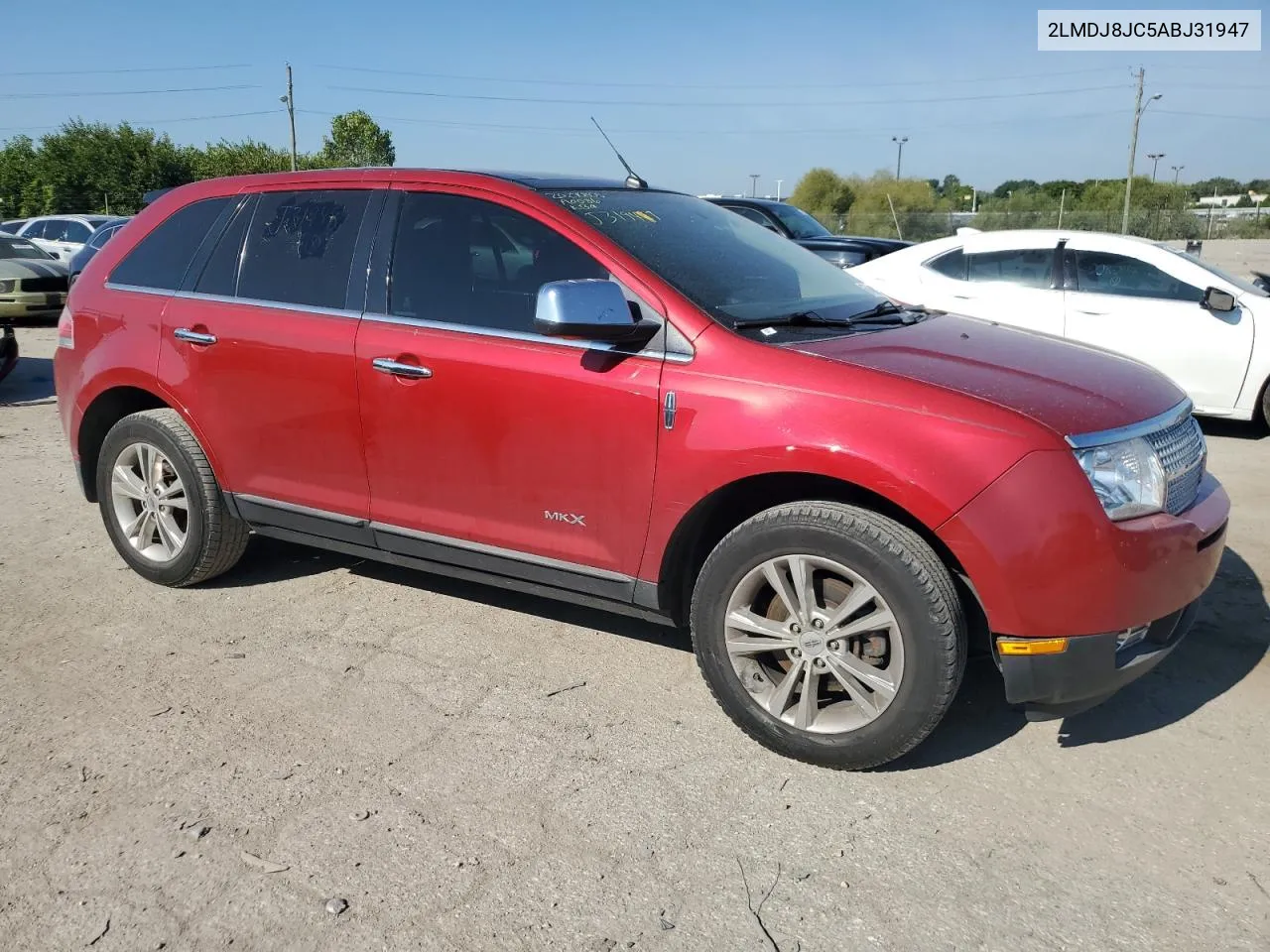 2010 Lincoln Mkx VIN: 2LMDJ8JC5ABJ31947 Lot: 67486084