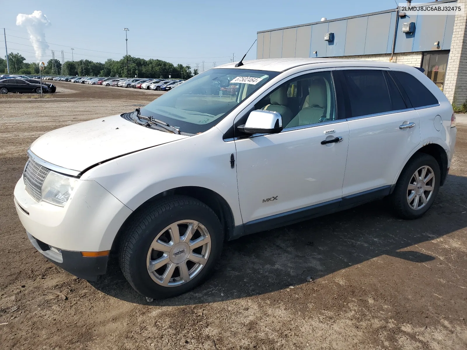 2010 Lincoln Mkx VIN: 2LMDJ8JC6ABJ32475 Lot: 67502464