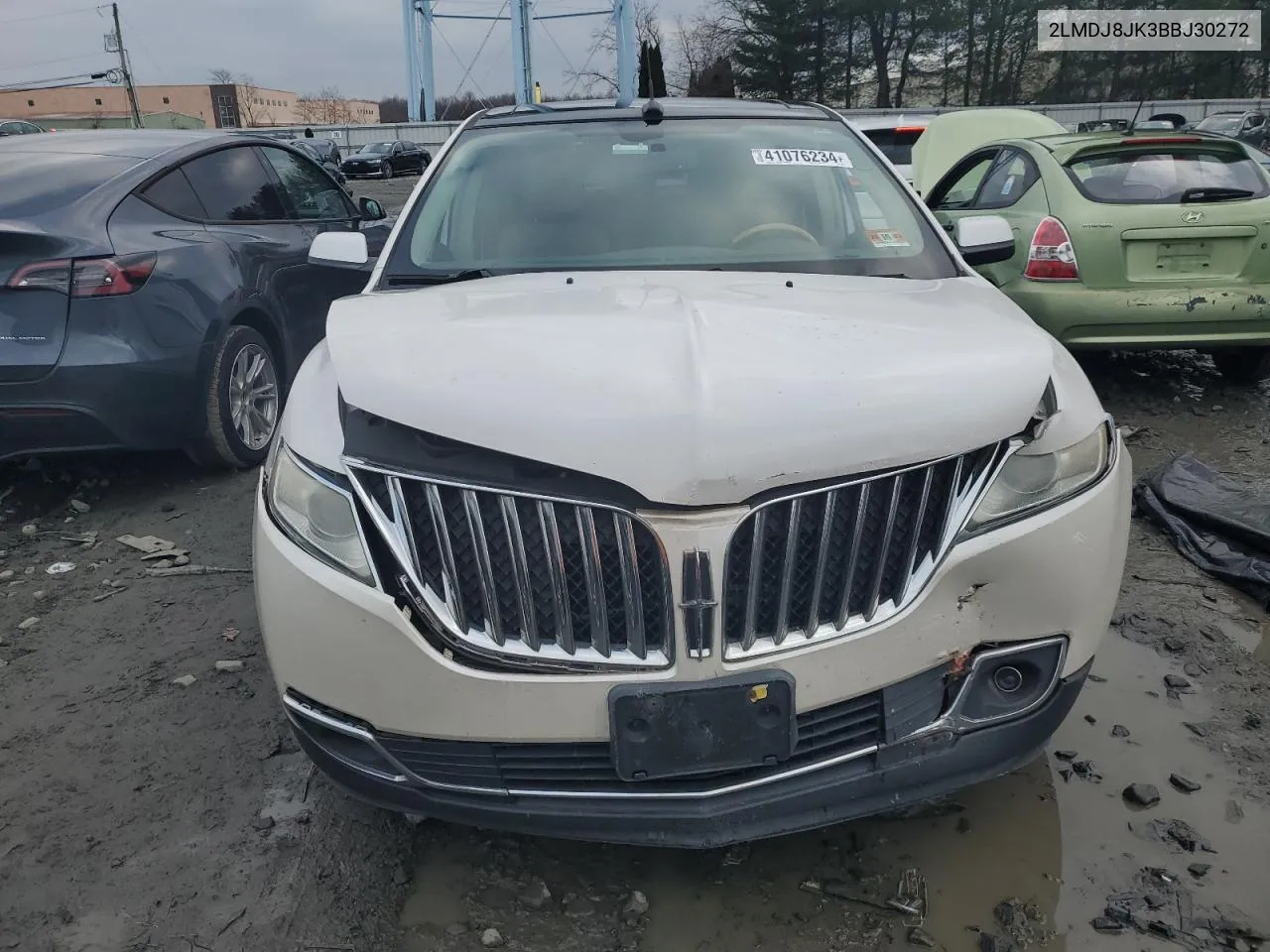 2011 Lincoln Mkx VIN: 2LMDJ8JK3BBJ30272 Lot: 41076234