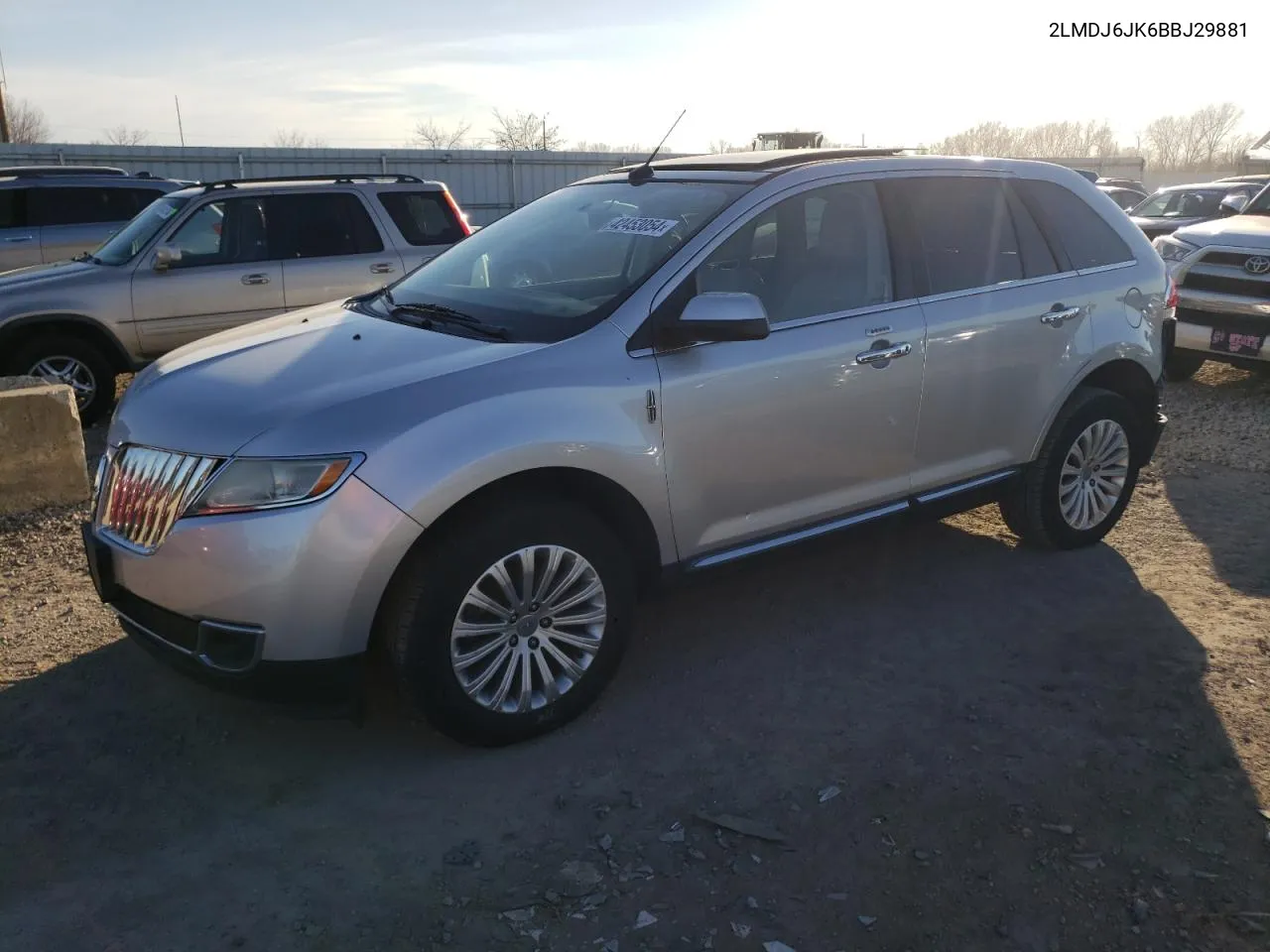 2LMDJ6JK6BBJ29881 2011 Lincoln Mkx