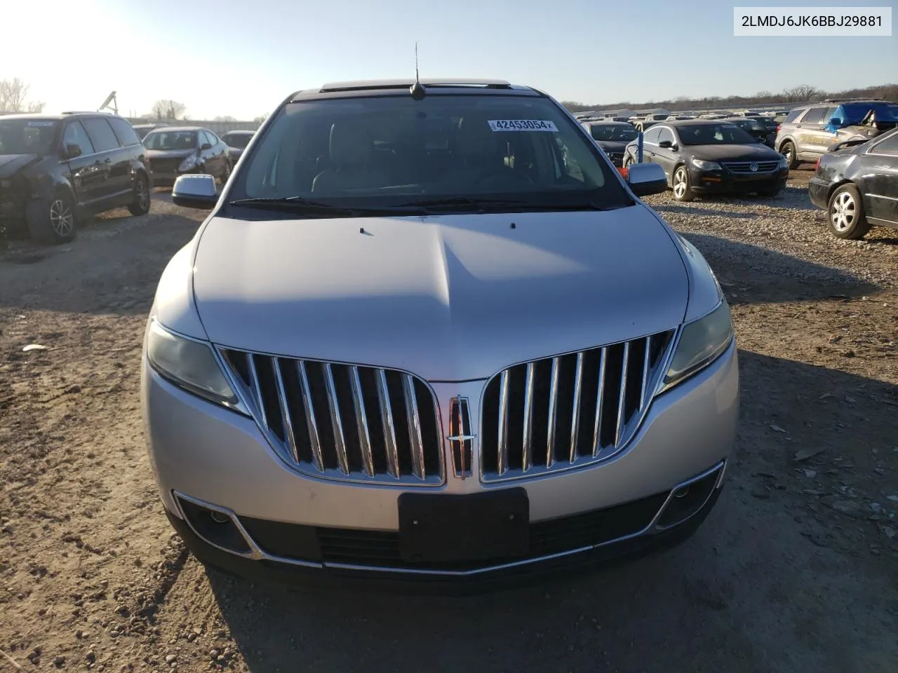 2LMDJ6JK6BBJ29881 2011 Lincoln Mkx